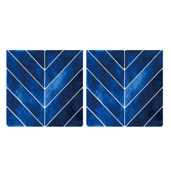 2 Pcs Wall Tile Stickers, Peel And Stick Backsplash, Self Adhesive Waterproof Kitchen Wall Tile Decals for Kitchen, Bathroom, Walls, Floors