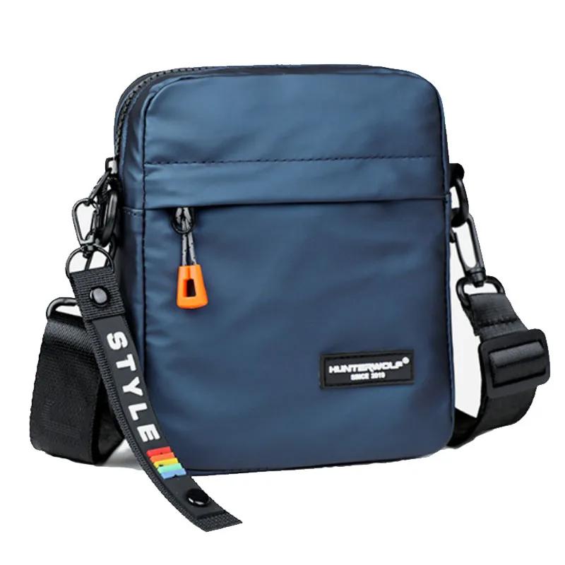 Men's Multifunction Shoulder Sling Pack Multi-Pockets Business Crossbody Bags Casual Waterproof Male Small Messenger Bag