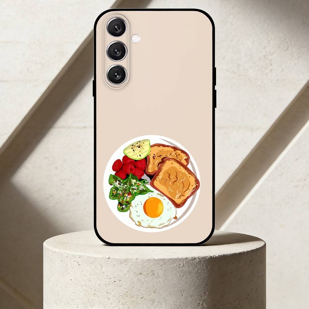 V-Vector cartoon Phone Case For Samsung Galaxy A91,80,73,72 ,71,53,52,32 ,31,22,21s,20,Soft Black Case