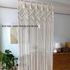 Handmade Woven Cotton Rope Tapestry Door Curtain: Nordic Bohemian Style for Home Decor