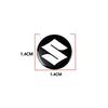 2/5/10 stk 14MM Fjernkontroll Bilnøkkel Klistremerker Emblem Tilbehør For Suzuki Jimny Samurai Vitara Swift Baleno SX4 Ignis Alto Splash Swace