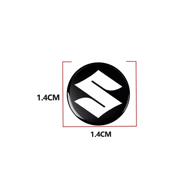 2/5/10 ks 14MM Samolepky na klíč od auta s dálkovým ovládáním Znak Příslušenství Pro Suzuki Jimny Samurai Vitara Swift Baleno SX4 Ignis Alto Splash Swace
