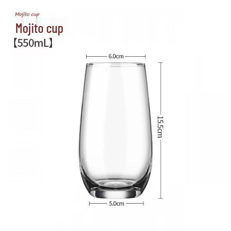 Mojito & Collins Glass - Versatile Bar Glassware for Cocktails, Long Drinks, Juice, and Wine