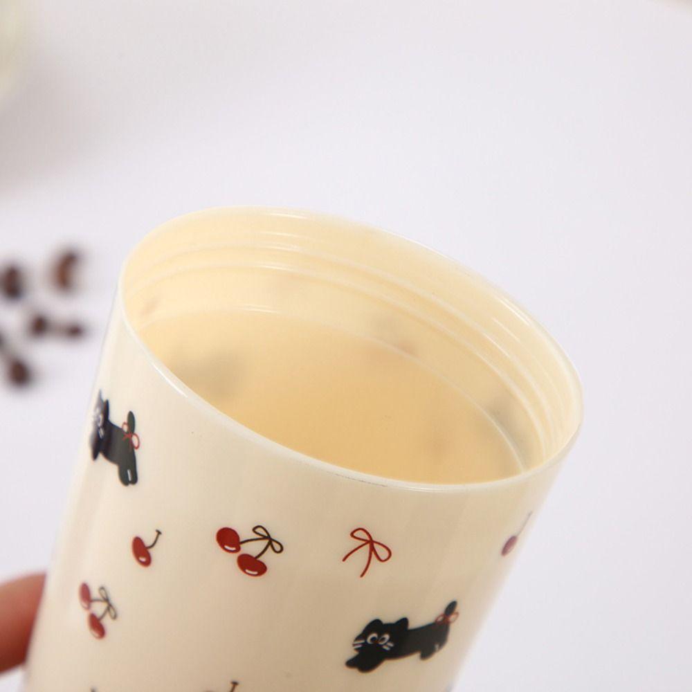 550ml Water Bottle Double Drinking Plastic Cups Cute Coffee Cup  Student