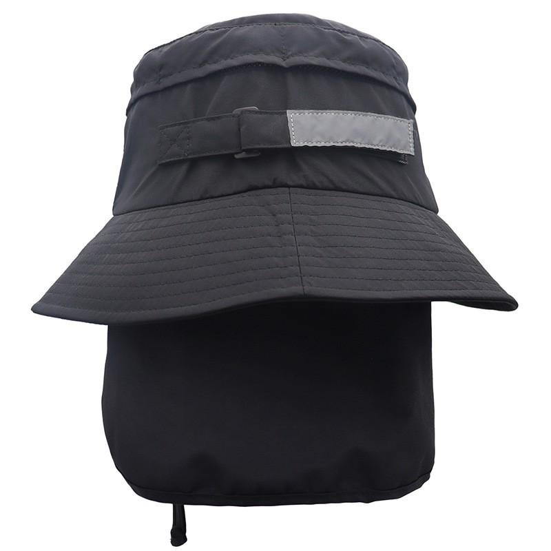 UPF50 Wide Brim Adjustable Sun Hat Fishing Hiking Beach Surfing Outdoor Adventure Quick Dry Neck Protection