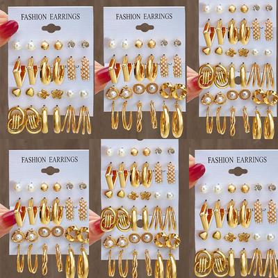 2023 Nové európske a americké párty doplnky Luxusné a elegantné perlové náušnice Módne a atraktívne dámske náušnice Set Butterfly Love