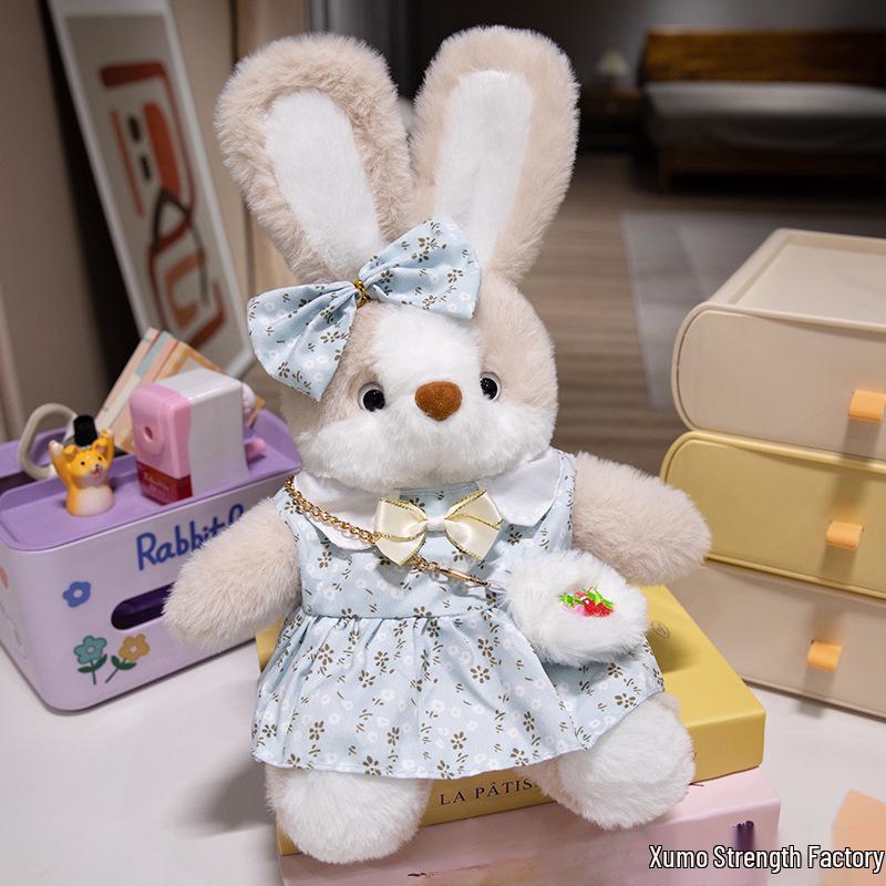 Adorable Rabbit and Puppy Sleep Companion Plush Toy – Free Shipping