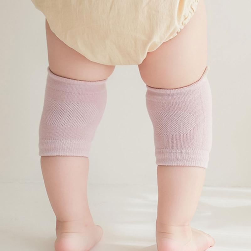 3/6 Pairs Kids Knee Pads Thick Padding Impact Protection Elastic Fit Comfortable for Baby Learning to Walk