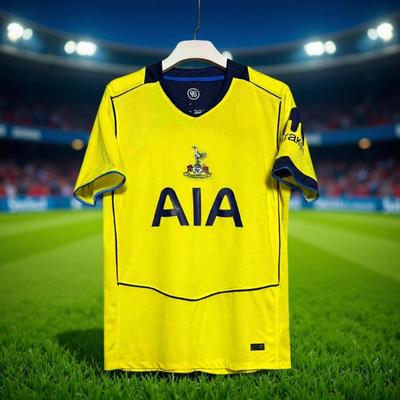 25-26 Tottenham Two Guest Club Fan Version Football Shirt Bright Yellow Hidden Edge Kane Same Quick-drying Training