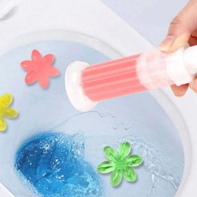 3-teiliges Toilettenreiniger-Gel mit frischen Blumen und aromatischem Abflussreiniger, Lufterfrischer, entfernt Gerüche, Badezimmer-Tools für Zuhause