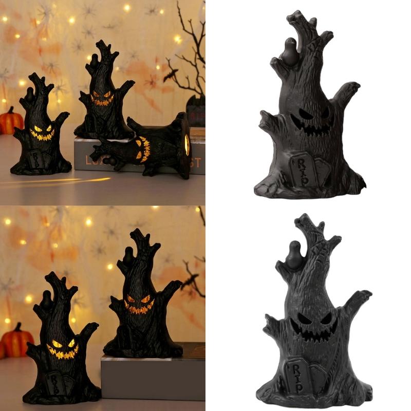 Spooky Halloween Pumpkin Lighted Specter Tree Halloween Party Decors Pumpkin Light Specter Tree for Celebration