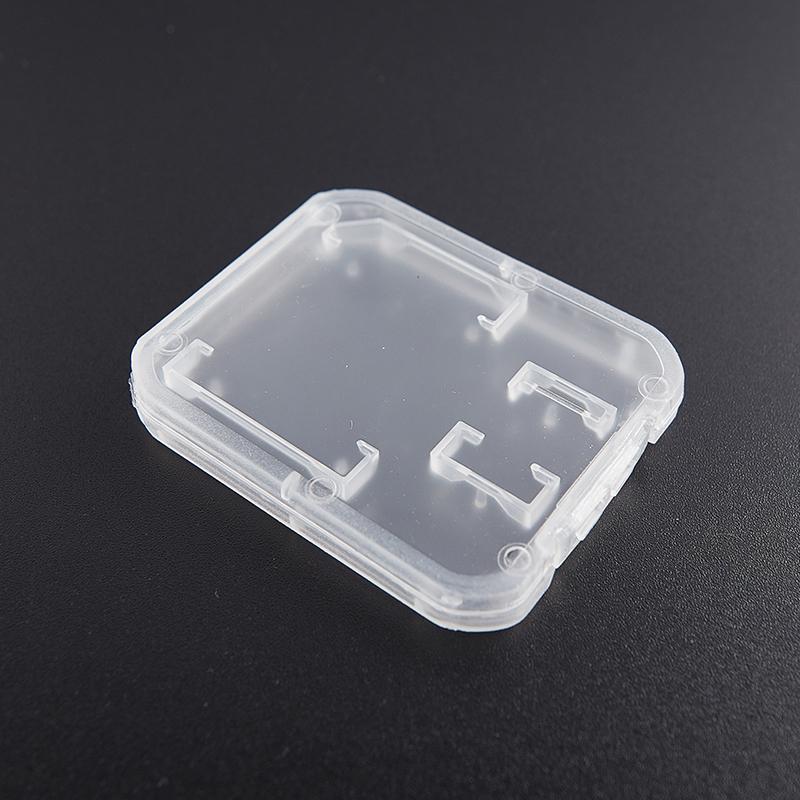 10Pcssd Card Case Transparent Standard Sd Sdhc Microsd Case Box Protector Holder