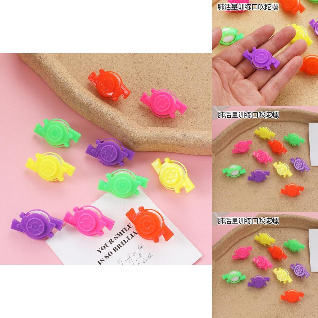 Mini Mouth Blow Gyroscope Toy For Kids Boys Girls Nostalgic Handheld Spinner Game Gift