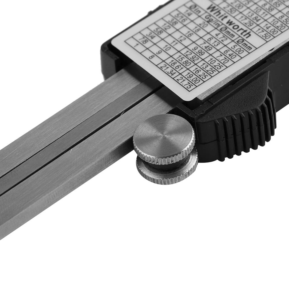 Measuring Tool Ruler Precision Stainless Steel LCD Gauge Digital Vernier Caliper Micrometer