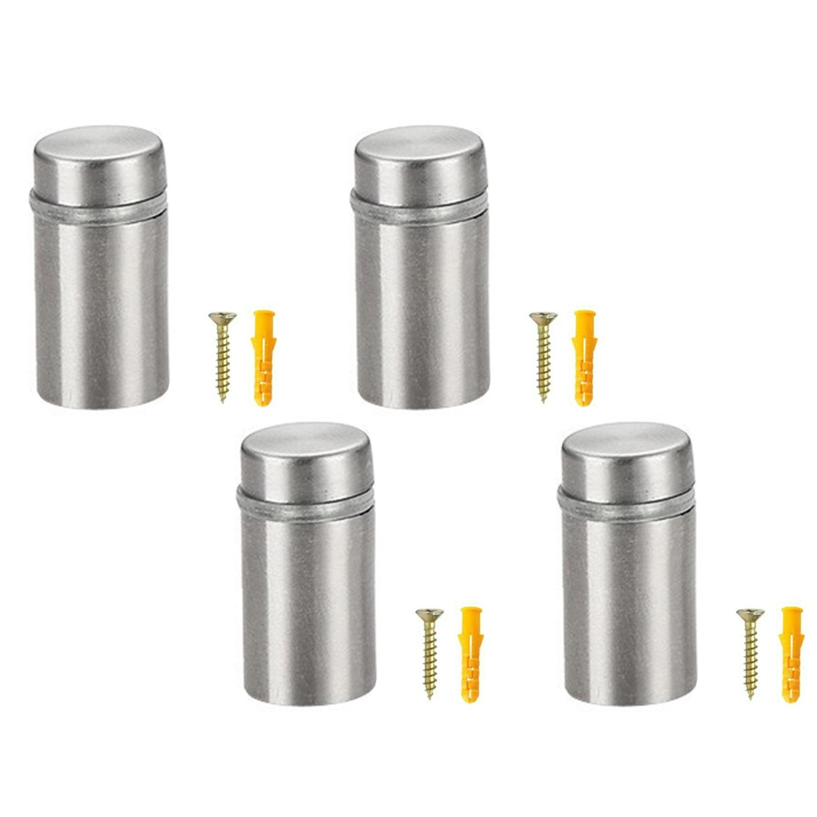 

4 шт. Декоративные прочные крепежные винты из нержавеющей стали для зеркала в ванной комнате для надежной и стильной установки S