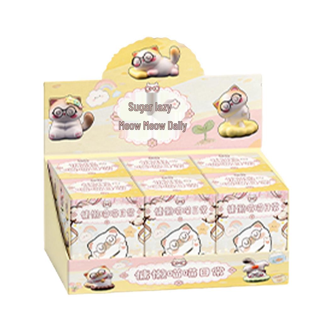 Cute Cartoon Cat Figure Blind Box - Desk Decoration & Trendy Home Toy