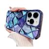 Applicable To Apple 16 Mobile Phone Case Electroplated Marble Iphone15Promax Protective Case Silicone 14 Luxury
