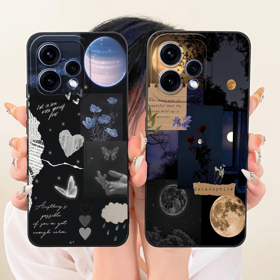 For OPPO Reno15 5G CPH2825 2026 Fashion Dusk Beach Painting Phone Case For Oppo Reno 15C 15 Soft Silicone Covers Bumpers