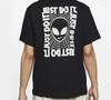 Nike T Shirts Men's Black Crew Neck Moderate Straight Fit CV8968-010
