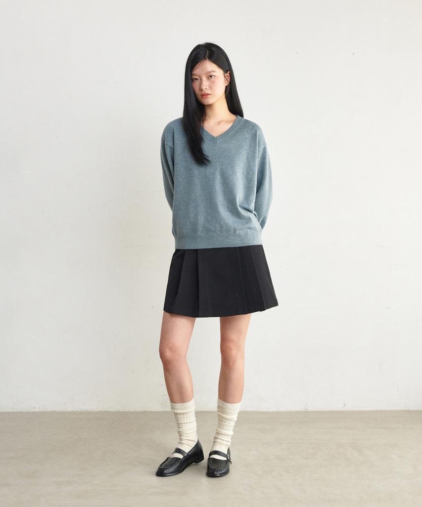 GLW [Unisex] Soft V-Neck Knit Mint