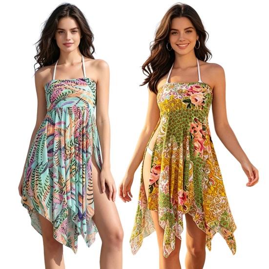 Mini Thin Cover Up Dress Polyester Fiber 81.3 Cm 1 Pc