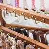 Wooden Jewelry Display Stand For Earrings Necklaces Keychains And Pendants With Natural Finish For Home Or Store Presentation