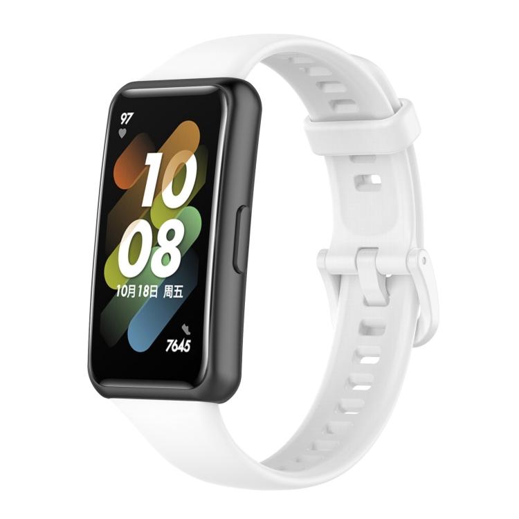 

For Huawei Band 7 Silicone Watch Band For Huawei Band 7 белый