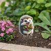 Cartoon Hedgehog Garden Stake Decoration, 2D Acrylic Animal Yard Sign, Outdoor Courtyard Lawn Pathway Animal Shape Ornament