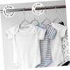 68/9Pcs Organizing Hangers Clothing Size Dividers DIY Craft Plastic Garment Labels 0-24 Months Round Size Tags Rings