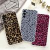 Tiger Leopard Print Fashion Clear Case Suitable for  Samsung S30,S25,S24,S23,S21,S22,S20,S10,5G,FE,lite,PIus,Ultra Transparent