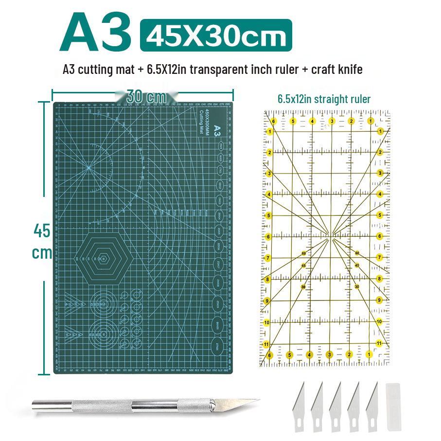 Acrylic Patchwork Ruler Set: Inch-Centimeter Tailor, Cutting, Drawing, and DIY Engraving Tools.