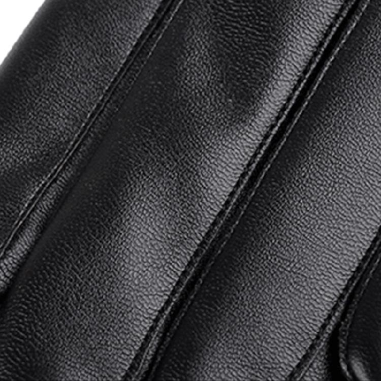 Leather Warm Gloves Full Finger Gloves Touchscreen Driving Fleece Lined Glove