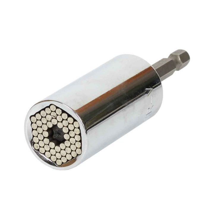 Universal Socket "Honeycomb" 180cm Silver