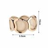 Geometric Links Women's Stretch Bracelet Stretch Fit Vintage Bangle Acrylic Bracelet  Daily Outfits