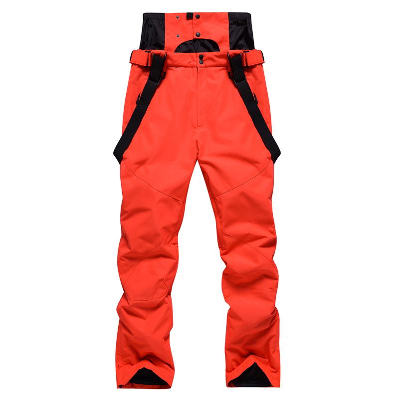 Youth Snowboard Double-layer Waterproof Windproof Warm Ski Pants