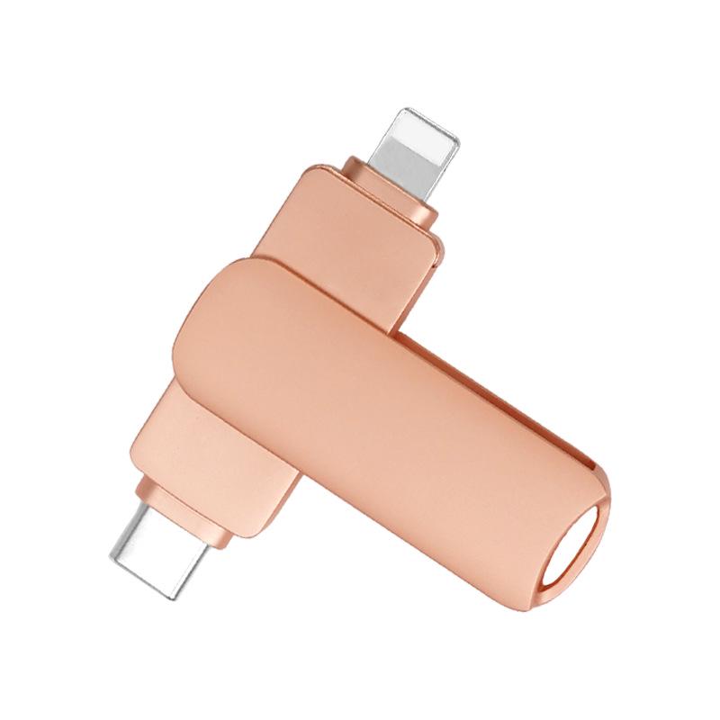 Apple TYPE-C Car and Mobile U Disk - Dual Interface, Rotating, Large Capacity, 8GB