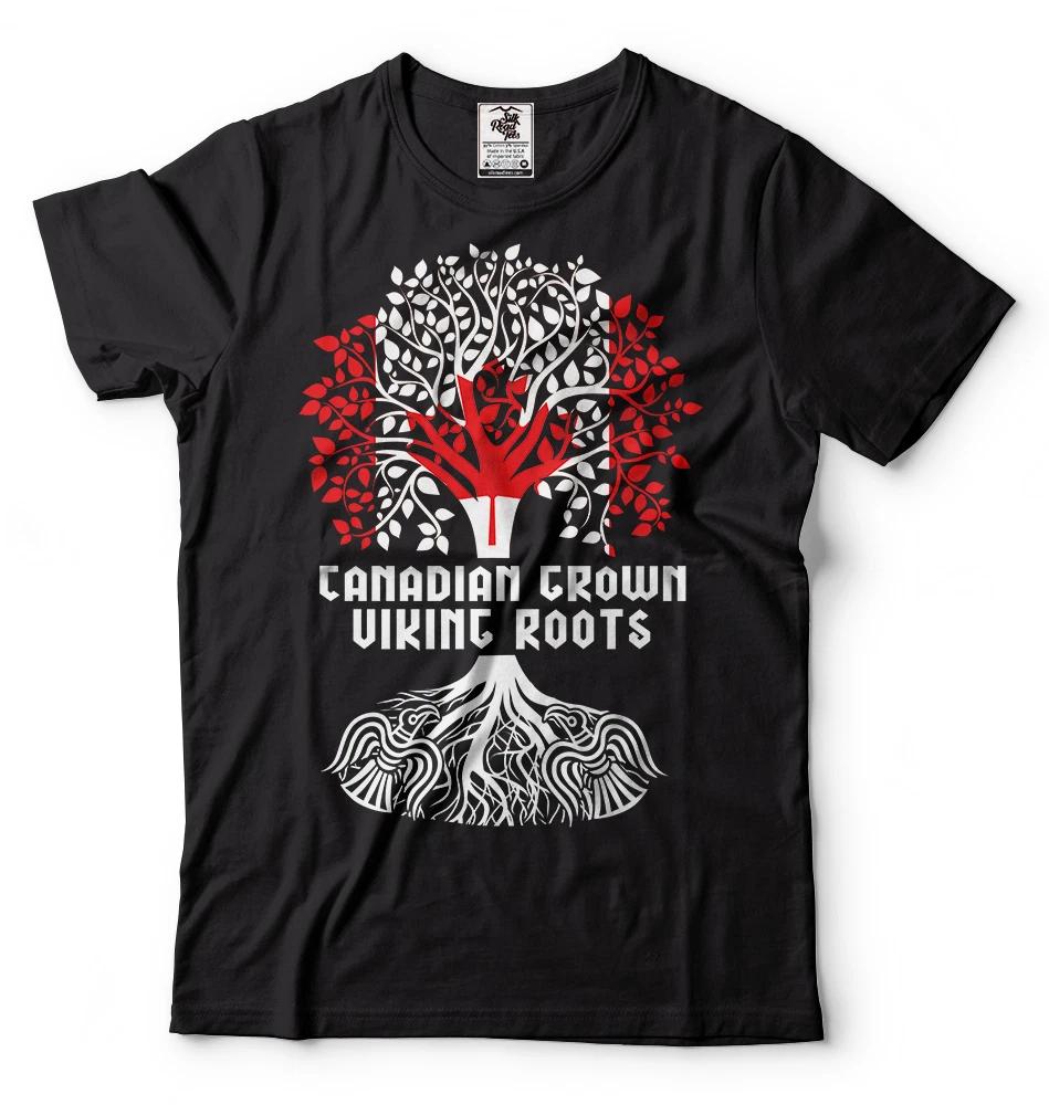 Canadian Viking T-shirt Viking heritage Roots Tee Shirt Canada T-shirt M