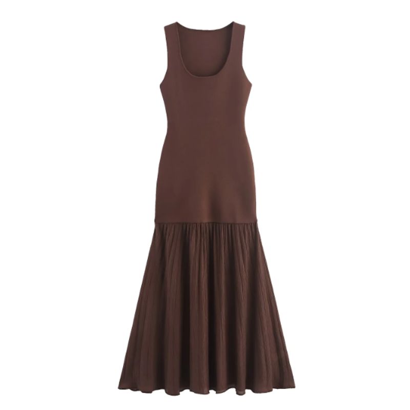 Araltay New Arrival Fashion Style Women's Clothing Fashion All-Match Pure Color Patchwork Knitting Dress 4192154 407