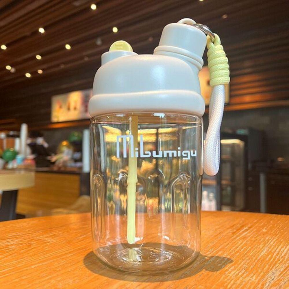 Heat-resistant Double Drinking Water Bottle Portable Tea Kettle Convenient Water Cup  Children
