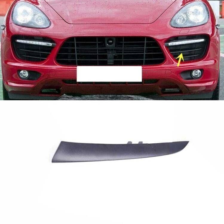 Left Side Front Upper Bumper Grille Trim Strip For Porsche Cayenne GTS 2011-2014
