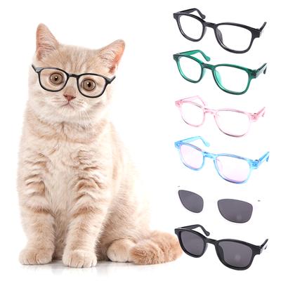 Anti-UV Dog Sunglasses for Small Dog Cat Windproof Dogs Goggles Pet Costume Accessories Eyewear Cosplay Dress Up Glasses