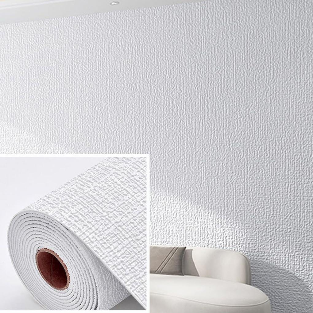 Textured Self Adhesive Wallpaper Plain Wallpaper Roll For Walls Wallpaper Roll Soundproof