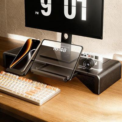 llano Monitor & Laptop Riser with Storage