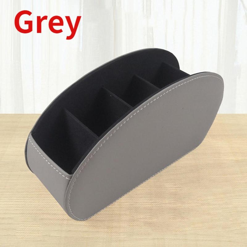 Úložný box na dálkové ovladače Držák Organizér Kůže Ovladač Dálkové ovládání Štětce na make-up Domácí Stůl
