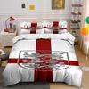 England Football Crest Design Bedding Set (1 duvet cover, 2 pillowcases, duvet not included) sofas