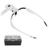 1.0x-3.5x Magnifying Glass LED Light Head Loupe Eyelash Extension Headband Magnifier