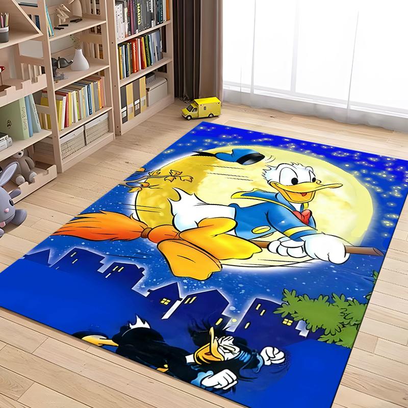 Cute Donald Duck Pattern Printed Carpets Bedroom Play Mats Rug Bedroom Decor Carpet Livingroom Rug Crawl Mat Gift Rug Potdemiel