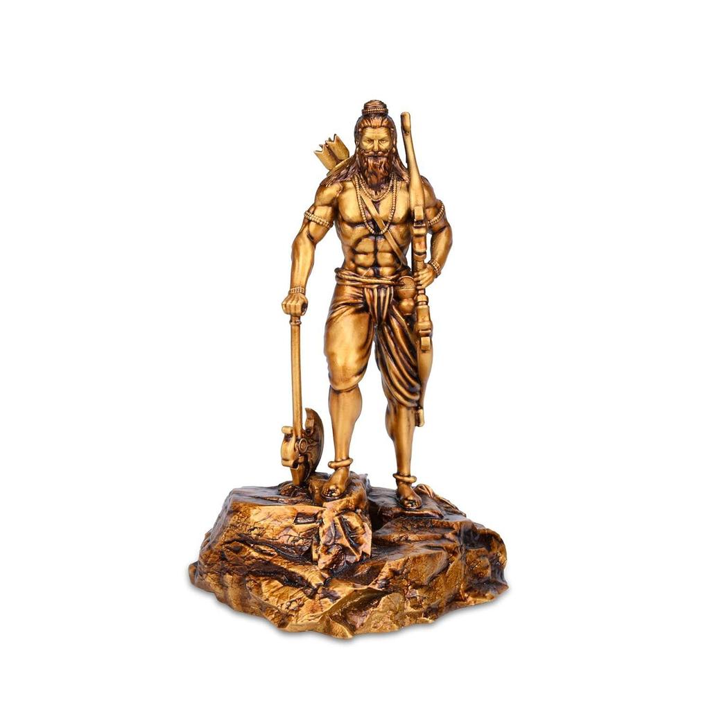 Parashuram Idol for Car Dashboard and Home Decor, Vishnu Parashuram Avatar Murti Statue for Puja, Office Table, Puja Room, Mandir