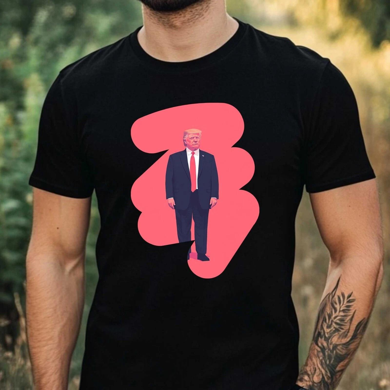 T-Shirt Herren Donald Trump Motiv Baumwolle Größe XS bis 5XL M