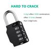 Resettable Padlock with Combination 4 Digit Suitcase Lock Safety Combination Lock  Outdoor
